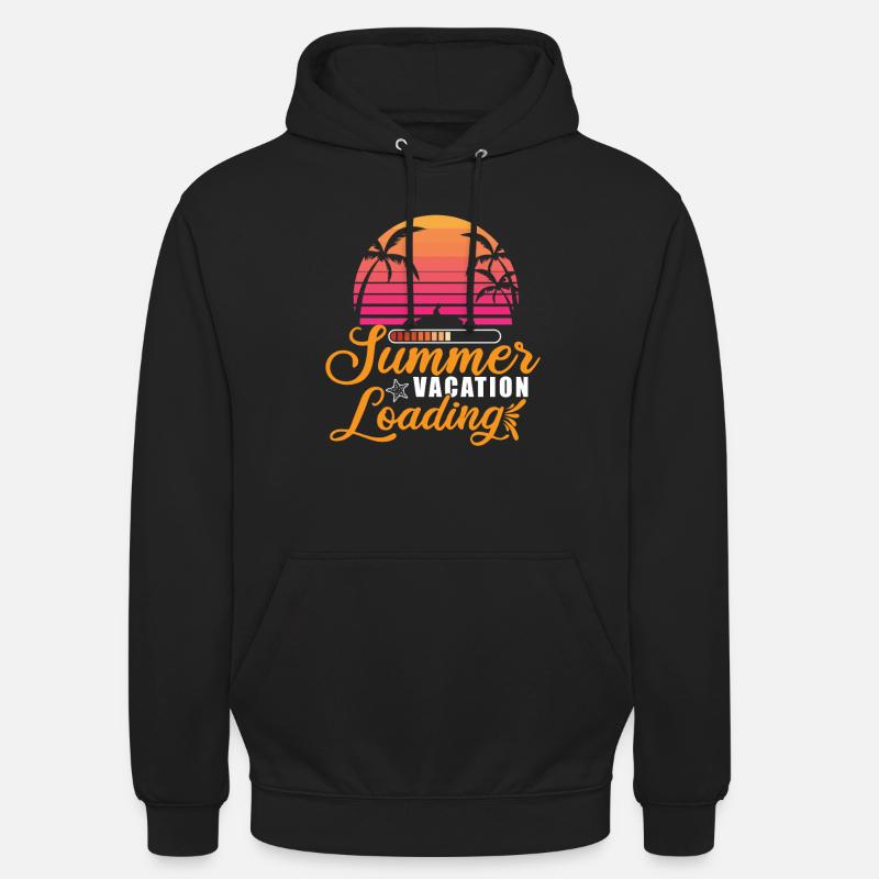 Summer Vacation is Loading 2025 - Unisex Hoodie - black