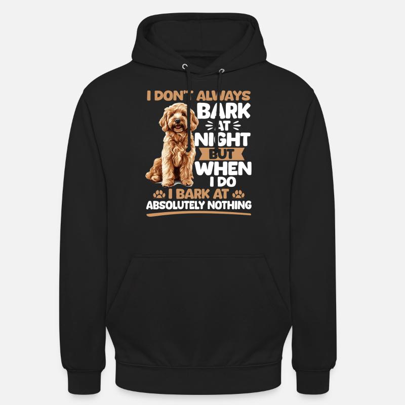 Propriétaire de chien Goldendoodle - Sweat-shirt à capuche unisexe - noir