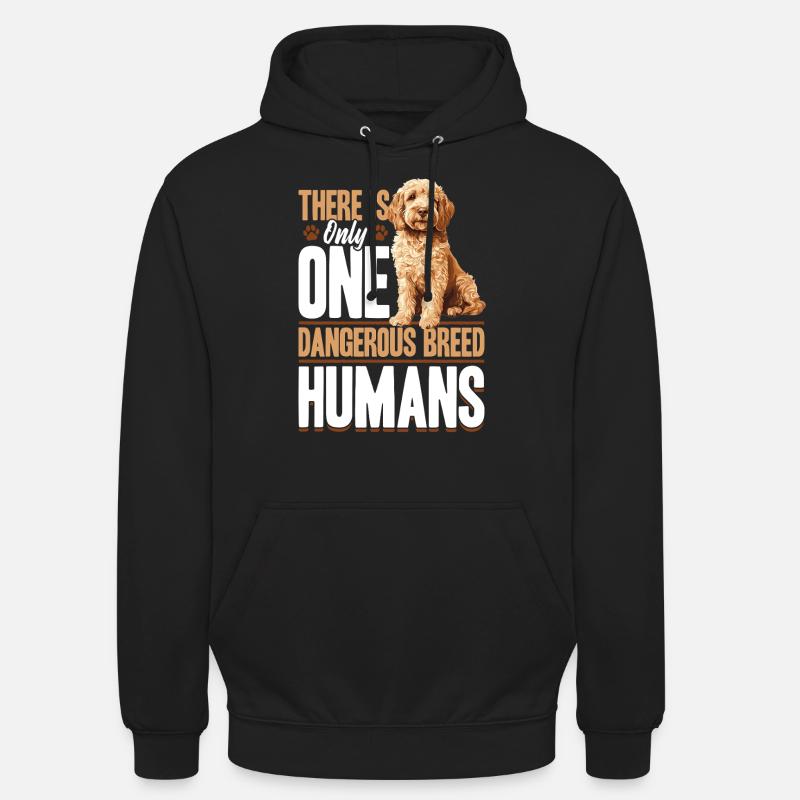 Propriétaire de chien Goldendoodle - Sweat-shirt à capuche unisexe - noir