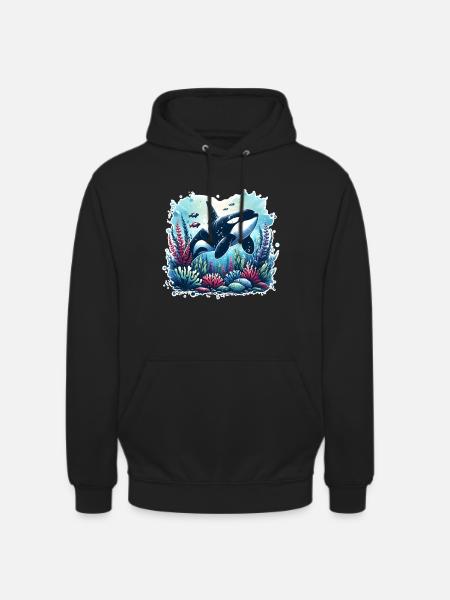 Orca Killer Whale - Unisex Hoodie - black