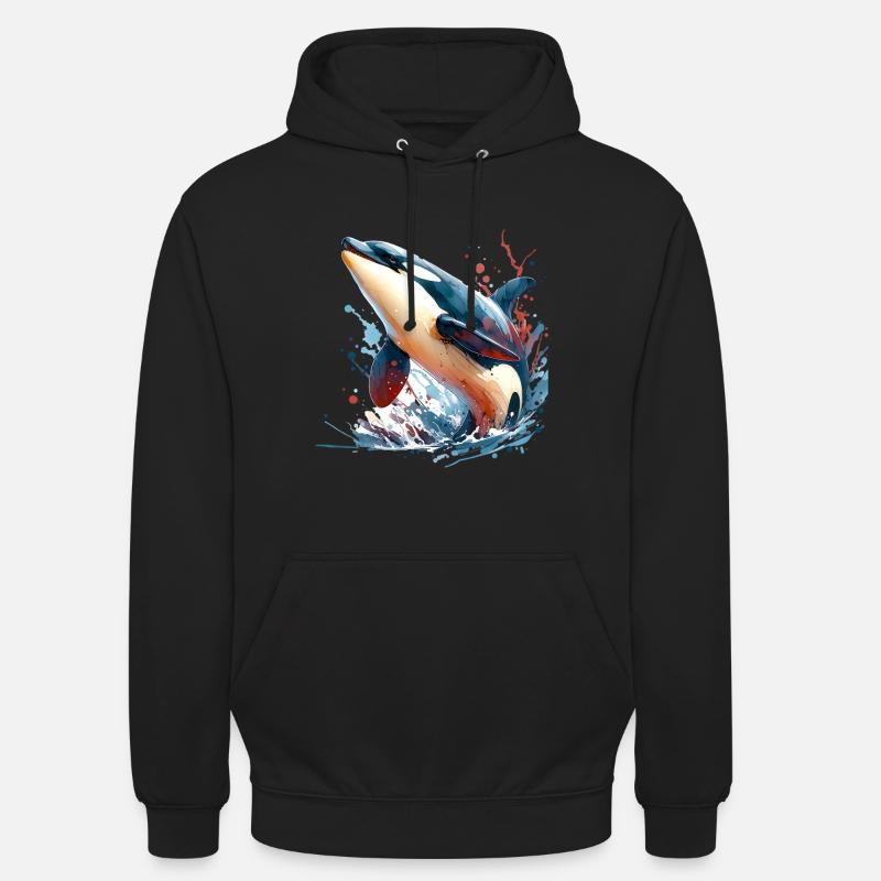 Orca Killer Whale - Unisex Hoodie - black