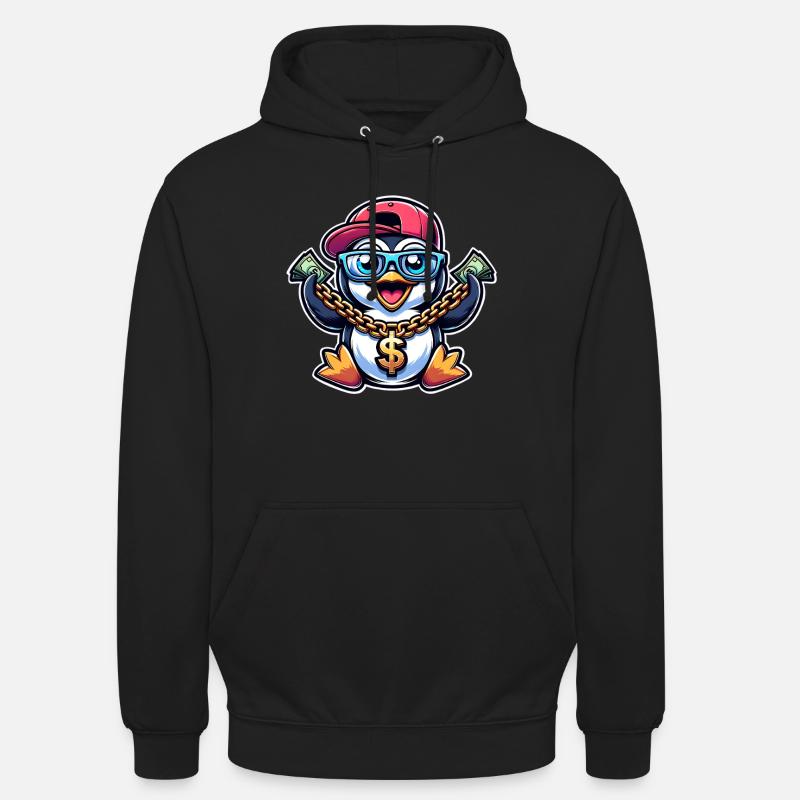 Pinguin - Unisex Hoodie - Schwarz