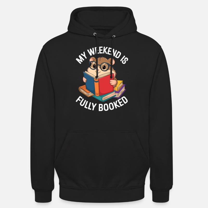 Mon week-end est complet - Sweat-shirt à capuche unisexe - noir