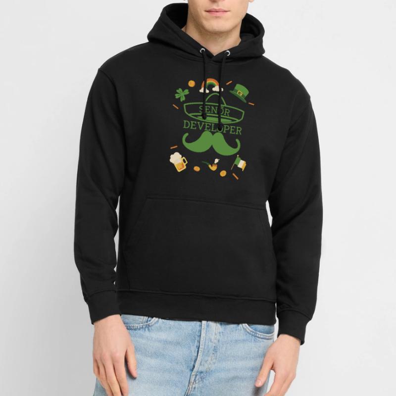 Senior Developer St Patricks Day Programmierer Unisex Hoodie