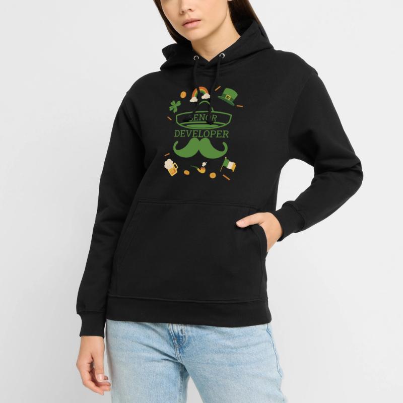 Senior Developer St Patricks Day Programmierer Unisex Hoodie