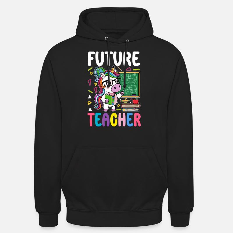 Futur enseignant - Sweat-shirt à capuche unisexe - noir