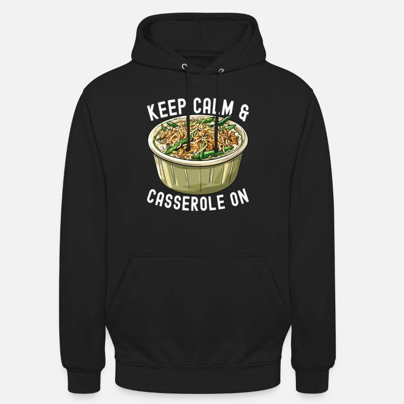 Casserole de haricots verts - Sweat-shirt à capuche unisexe - noir