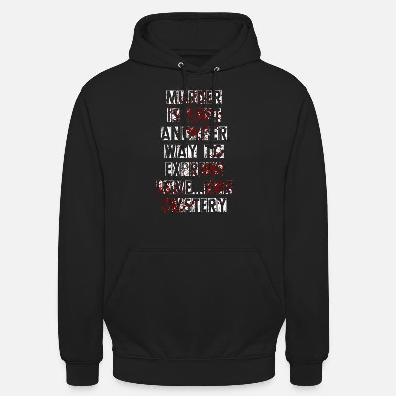 Murder Mystery Dinner Fun Night - Unisex Hoodie - black