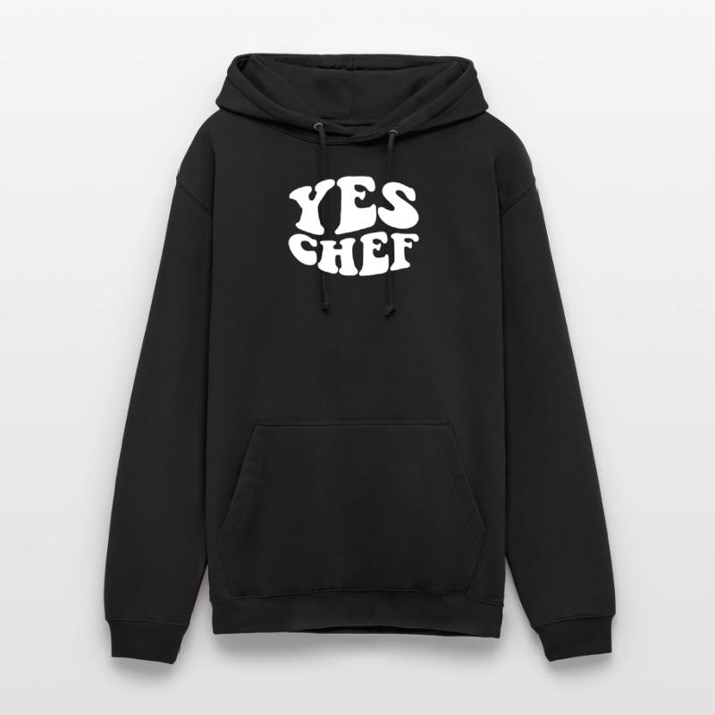 Yes Chef Funny Restaurant Kitchen Cooking Yes Chef Unisex Hoodie