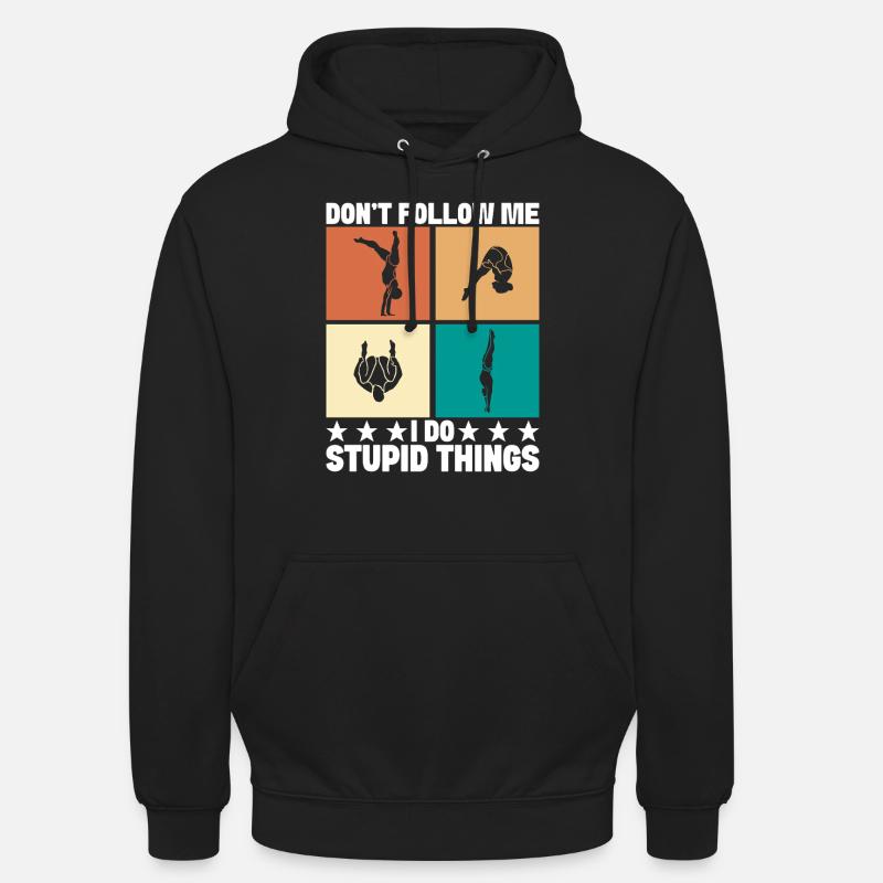Diving diving board - Unisex Hoodie - black