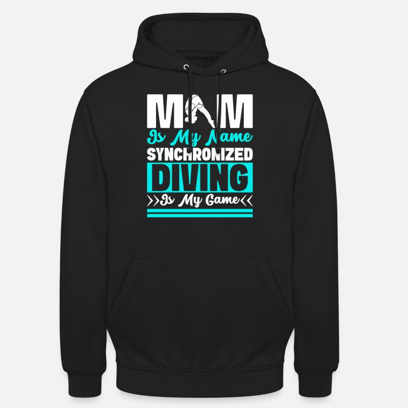 Plongeoir - Sweat-shirt à capuche unisexe - noir