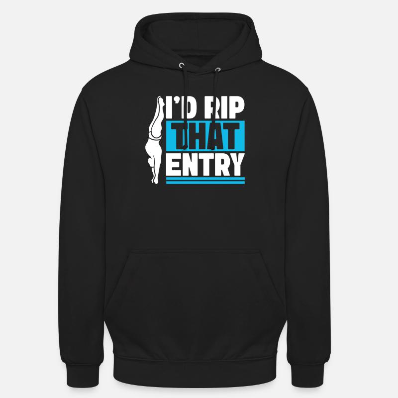 Diving diving board - Unisex Hoodie - black