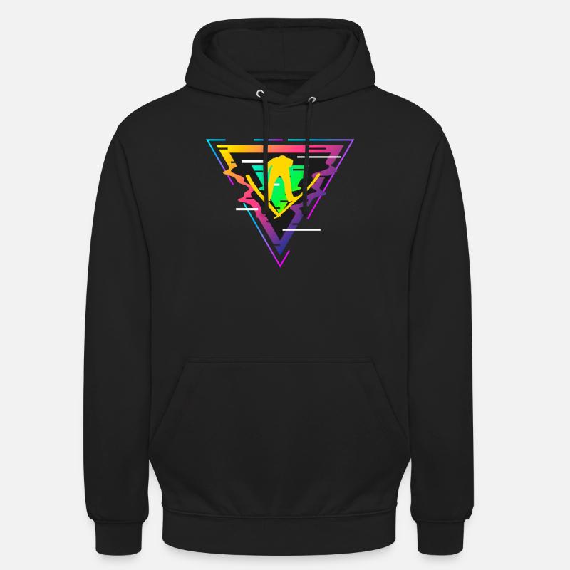 Saut à ski - Sweat-shirt à capuche unisexe - noir