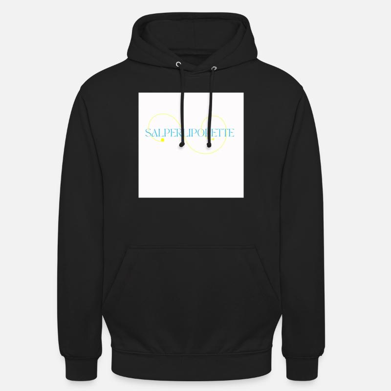 rainbow butterfly crea - Sweat-shirt à capuche unisexe - noir