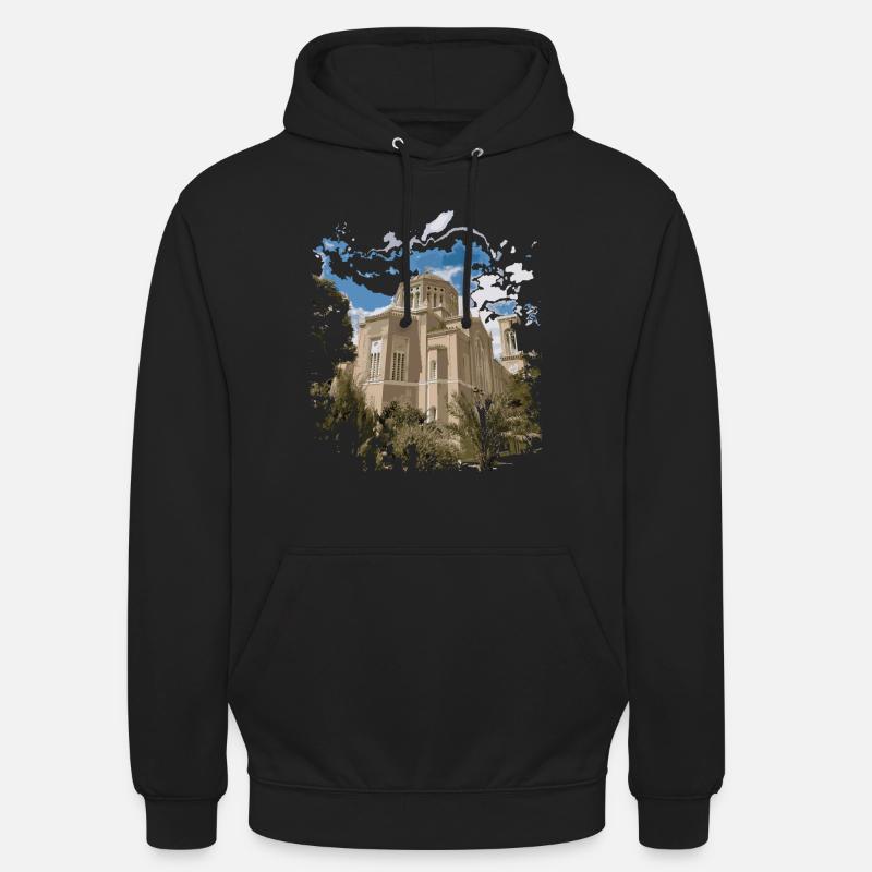 Hellas (Grèce) - Sweat-shirt à capuche unisexe - noir