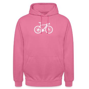 Radsport - Unisex Hoodie - Pink - Vorne - Alina (178cm) & Michal (187cm)