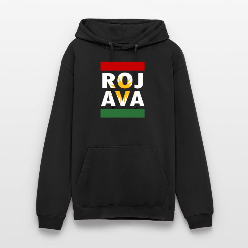 Rojava Kurdistan. rojava gratuit. Défendre le Kurdistan Sweat-shirt à capuche unisexe
