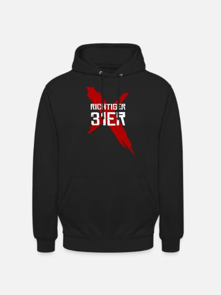 Richtiger 31er - Unisex Hoodie - Schwarz