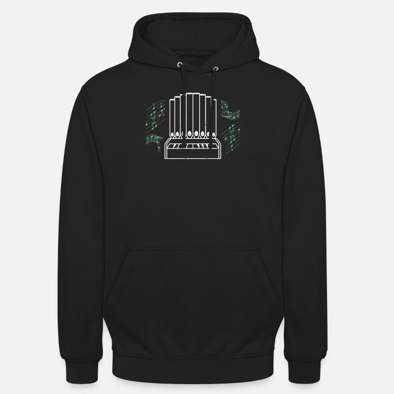 Orgel - Unisex Hoodie - Schwarz