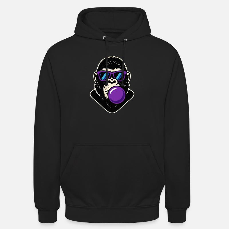 Bubble Gorilla - Unisex Hoodie - Schwarz