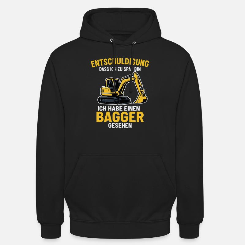 Bagger Spruch - Unisex Hoodie - Schwarz