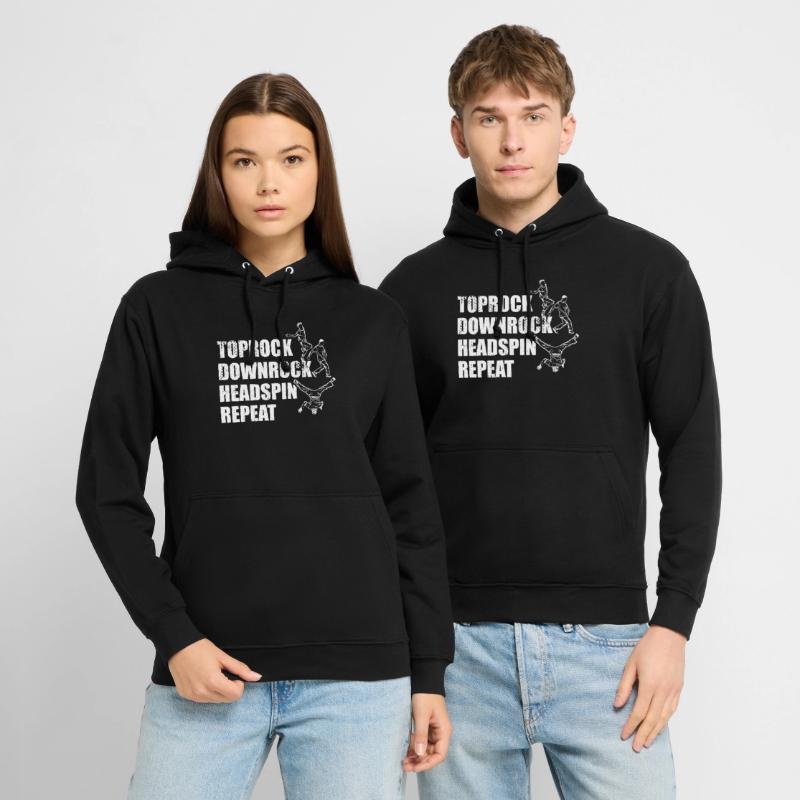 Breakdance Techniques Sweat-shirt à capuche unisexe