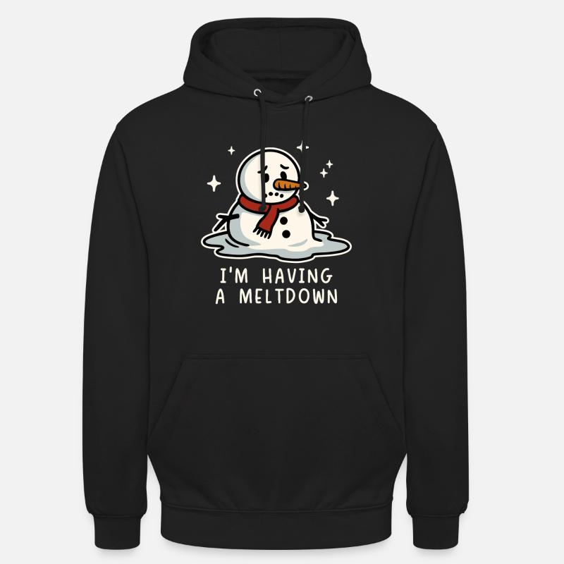Je fais une crise - Sweat-shirt à capuche unisexe - noir