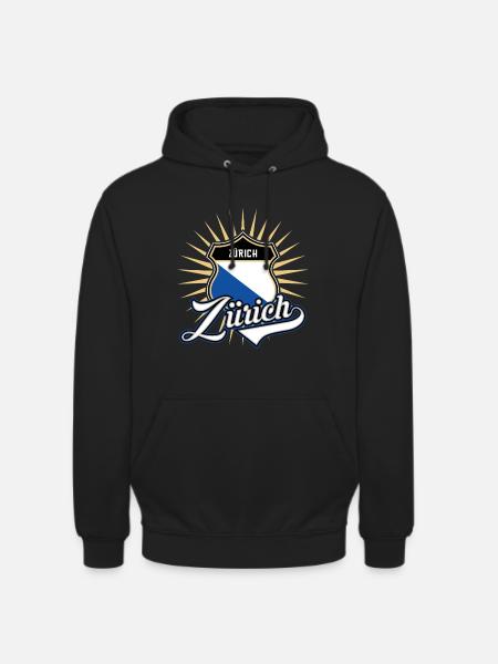 Zurich - Unisex Hoodie - black