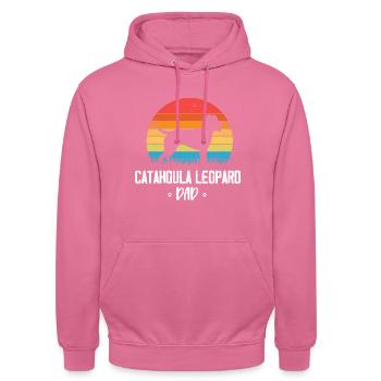 Louisiana Catahoula Leopard Dog - Unisex Hoodie - Pink - Vorne - Alina (178cm) & Michal (187cm)