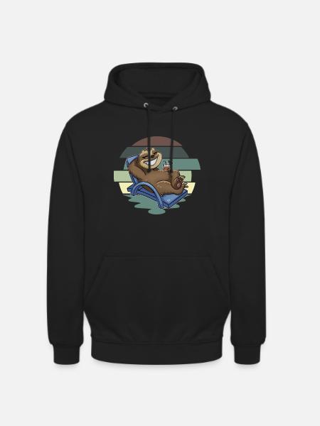 Sloth - Unisex Hoodie - black