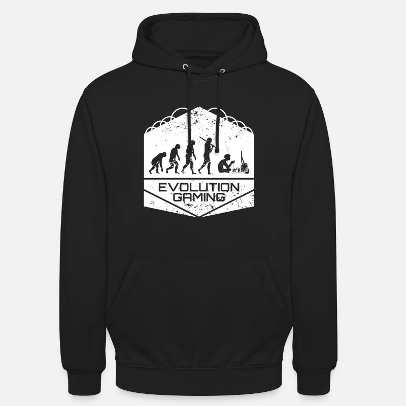 Video Games Evolution - Unisex Hoodie - black