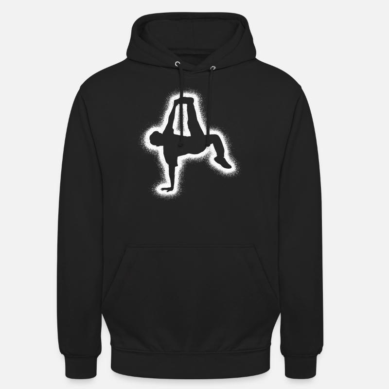 Breakdance Breakdancer Danse Enfants Breakdancer - Sweat-shirt à capuche unisexe - noir