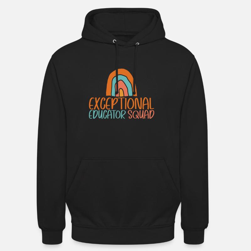 Escuadrón de Educadores Excepcionales 4 - Sudadera con capucha unisex - negro