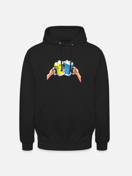 Ukraine Beer - Unisex Hoodie - black