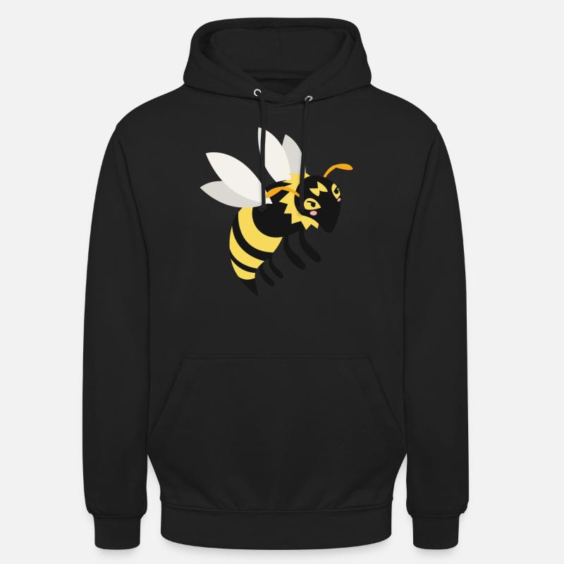 Wespe - Sweat-shirt à capuche unisexe - noir
