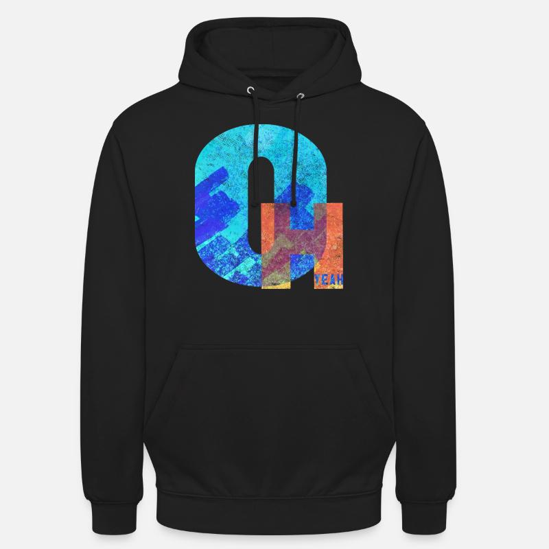 Oh Yeah - Unisex Hoodie - Schwarz
