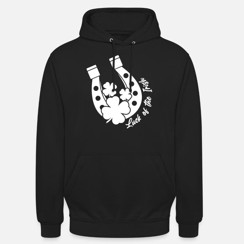 Fête de la Saint-Patrick - Sweat-shirt à capuche unisexe - noir