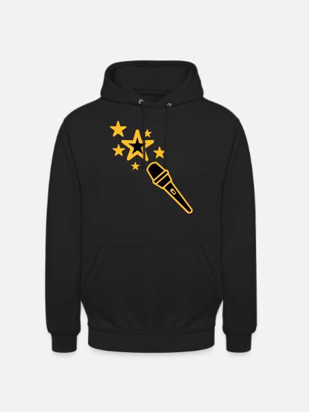 micro - Unisex Hoodie - Schwarz