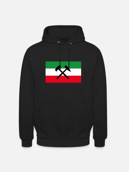 NRW Flag Mining - Unisex Hoodie - black