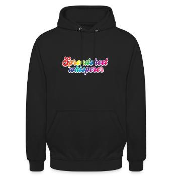 Spreadsheet Whisperer - Unisex Hoodie - black - Front - Alina (178cm) & Michal (187cm)