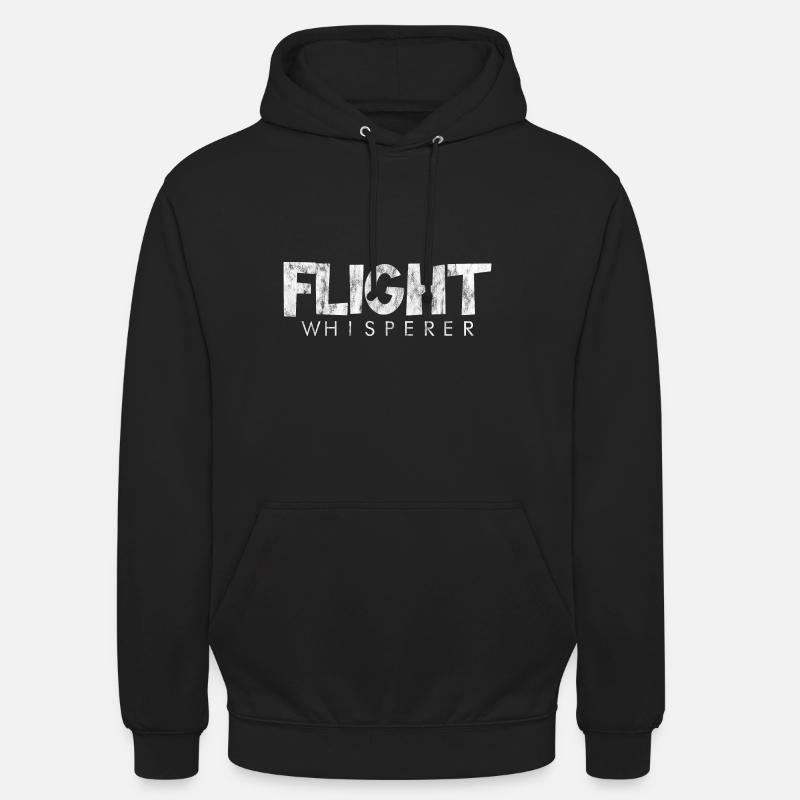 Chuchoteur de vol 3 - Sweat-shirt à capuche unisexe - noir