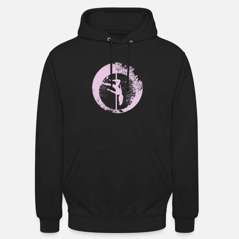 Pole Dance - Sweat-shirt à capuche unisexe - noir