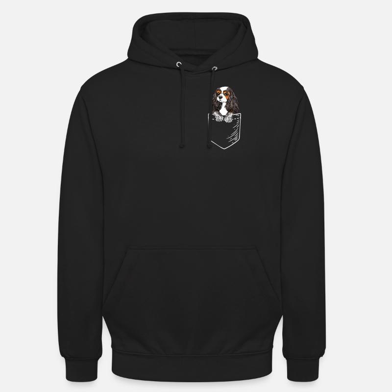 Cavalier King Charles Spaniel - Sweat-shirt à capuche unisexe - noir