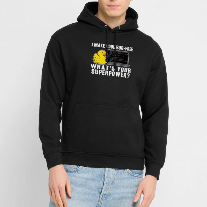 Programmierer Ente Programmieren Debugging Lustig Unisex Hoodie