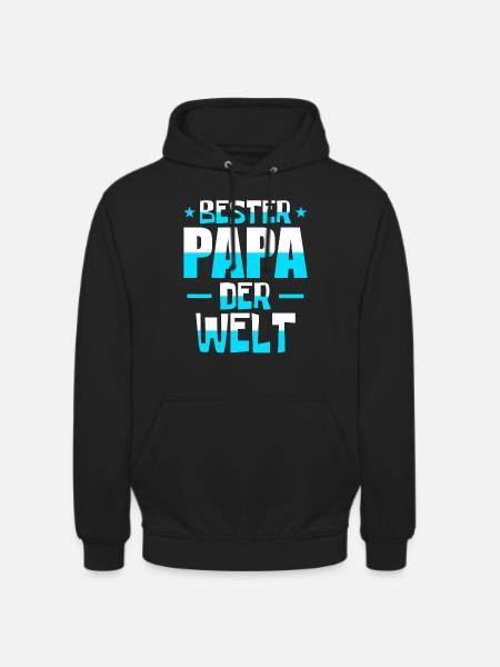 Bester Papa der Welt - Unisex Hoodie - Schwarz