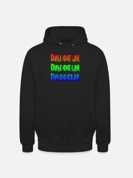 Daddeln - Gamer Design - Unisex Hoodie - Schwarz