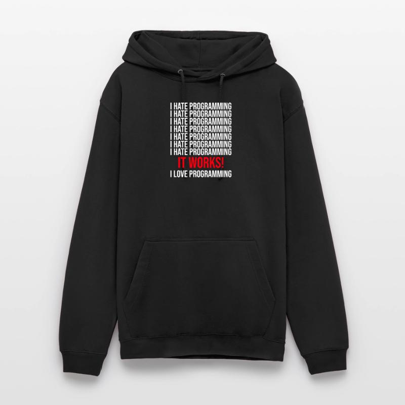 Programmeur Je déteste programmer Sweat-shirt à capuche unisexe