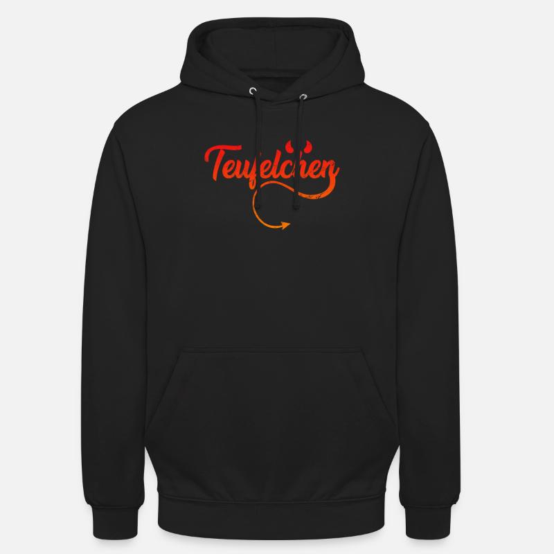 Teufel oder Engel Teufelchen - Unisex Hoodie - Schwarz