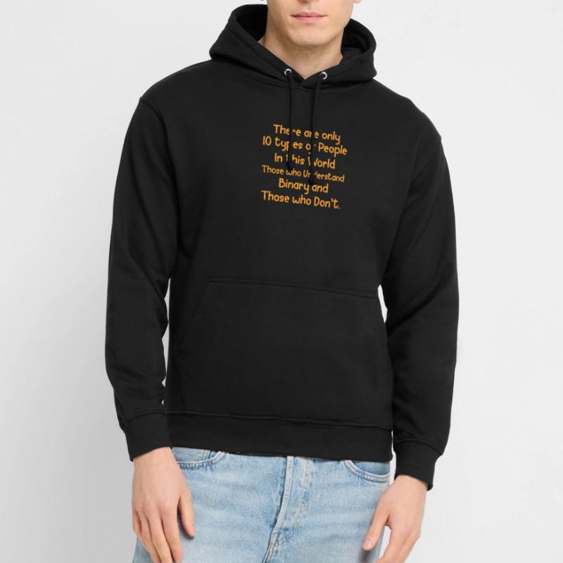 Programmeur de code binaire Cadeau de codeur Sweat-shirt à capuche unisexe