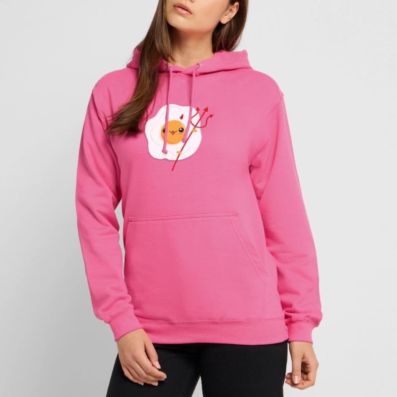 Devil Egg Fried Egg Satan Devil Unisex Hoodie
